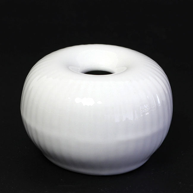 Round Matcha Whisk Holder White | Mino Ware Made in Japan