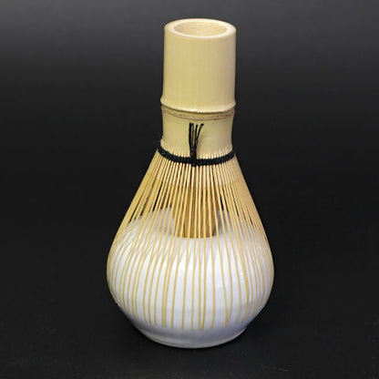 Round Matcha Whisk Holder White | Mino Ware Made in Japan