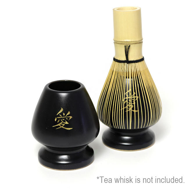 Matcha Whisk Holder Kanji Love | Hand Painted by Kaiho Yagi | Made in Japan