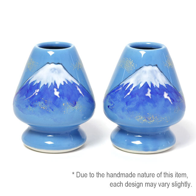 Matcha Whisk Holder Mount Fuji | Hand Painted by Kaiho Yagi | Made in Japan