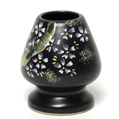 Matcha Whisk Holder Cherry Blossom | Hand Painted by Kaiho Yagi | Made in Japan