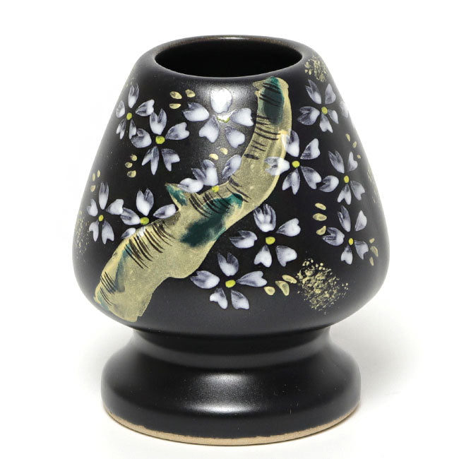 Matcha Whisk Holder Cherry Blossom | Hand Painted by Kaiho Yagi | Made in Japan