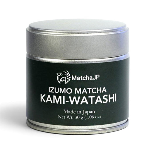 IZUMO Japanese Ceremonial Matcha Green Tea Powder Izumo Shimane KAMI-WATASHI 30g Can (1.06 oz)