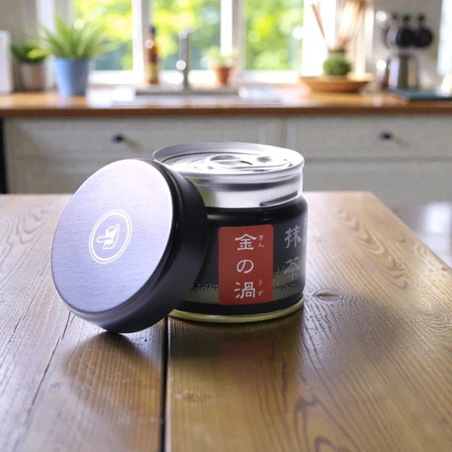 HEKISUIEN Matcha green tea powder Ceremonial Grade KIN - NO - UZU 30g Can (1.06 oz) - MatchaJP