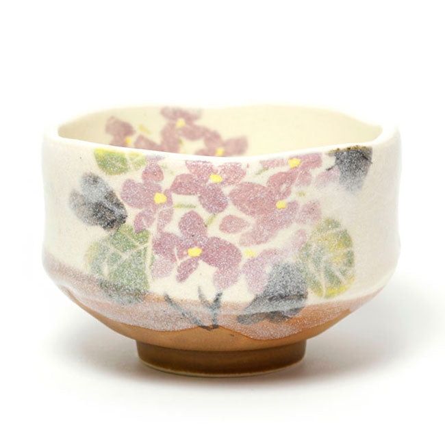 Small Matcha Bowl Hydrangea | Mino Ware Made in Japan