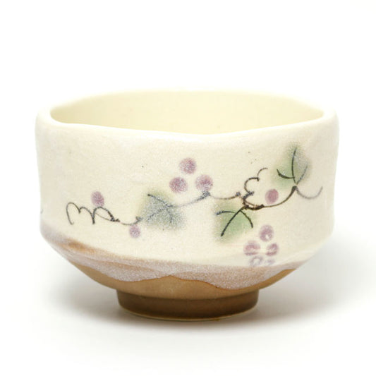 Small Matcha Bowl Grapes | Mino Ware Made in Japan