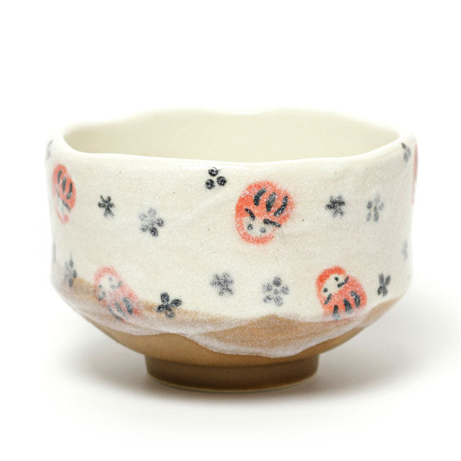 Small Matcha Bowl Daruma | Mino Ware Made in Japan
