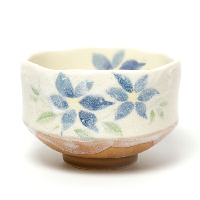 Small Matcha Bowl Clematis | Mino Ware Made in Japan