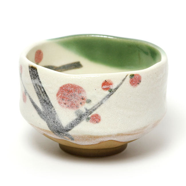 Small Matcha Bowl Plum Blossom | Mino Ware Made in Japan