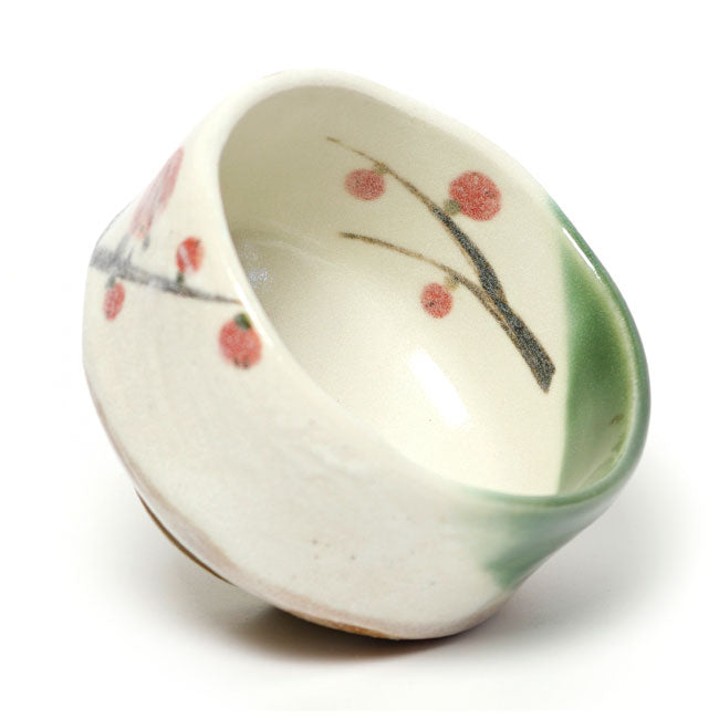 Small Matcha Bowl Plum Blossom | Mino Ware Made in Japan