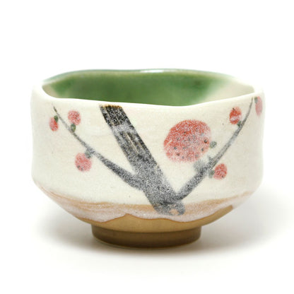 Small Matcha Bowl Plum Blossom | Mino Ware Made in Japan