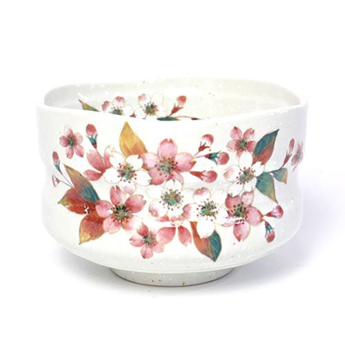 Japanese Sakura Small Tea Bowl – Mino Ware Ceramic | Made in Japan - MatchaJP