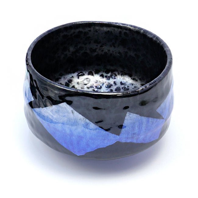 Matcha bowl, Kutani ware, Silver - MatchaJP