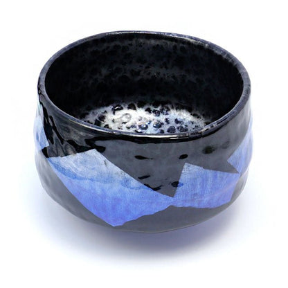 Matcha bowl, Kutani ware, Silver - MatchaJP