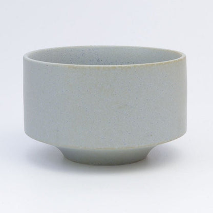 Matcha Latte Bowl – Small Size with Wooden Stick – Mino Ware – Light Blue - MatchaJP