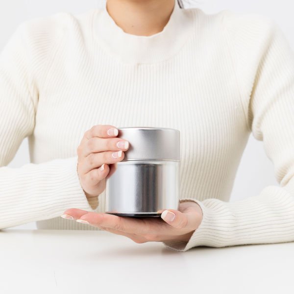 Matcha Sieve ( Matcha is made into powder) Tinplate With wooden spoon - MatchaJP