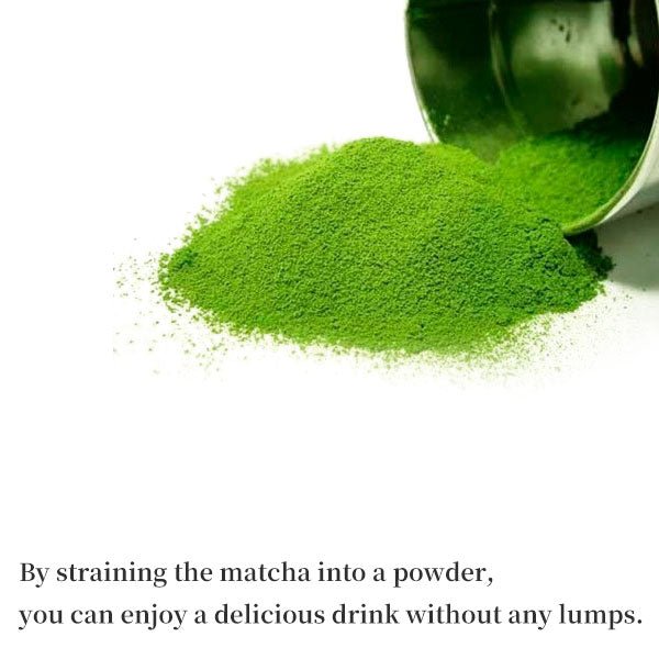 Matcha Sieve ( Matcha is made into powder) Tinplate With wooden spoon - MatchaJP