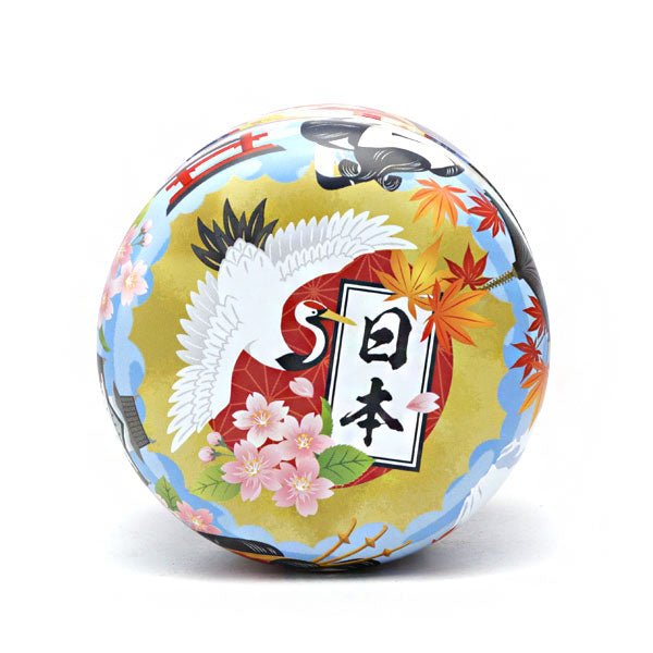 matcha storage tin Natsume - shaped JAPAN - MatchaJP