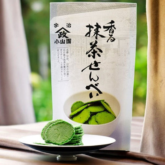 Matcha Sweets Senbei Thin Cookies Yamamasa Koyamaen 1pack - MatchaJP