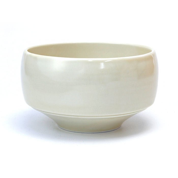 Matcha tea bowl HASAMI ware Cream - MatchaJP