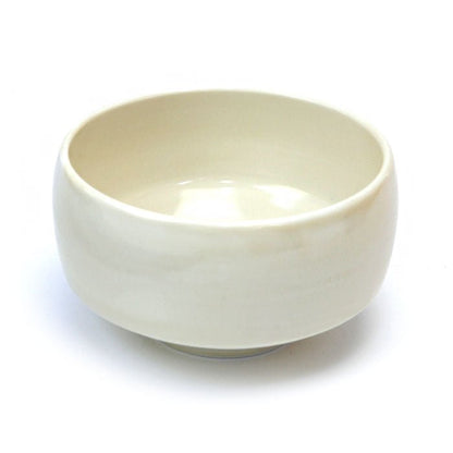 Matcha tea bowl HASAMI ware Cream - MatchaJP