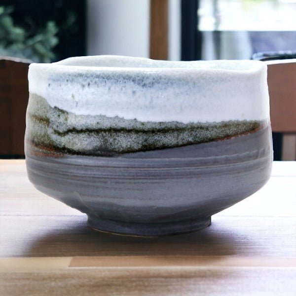 Matcha tea bowl Mino Mashiko Unofu - MatchaJP