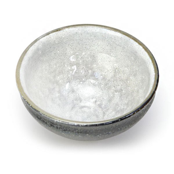Matcha tea bowl Mino ware "White Cave" - MatchaJP