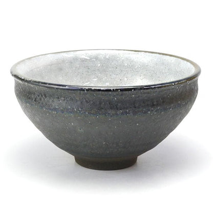 Matcha tea bowl Mino ware "White Cave" - MatchaJP