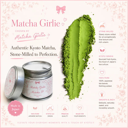 Matcha Girlie – Premium Kyoto Uji Ceremonial Matcha 30g - MatchaJP