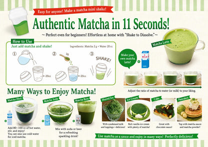 Matcha Mini Shaker – Easy Matcha Latte Bottle | Quick Japanese Tea Maker