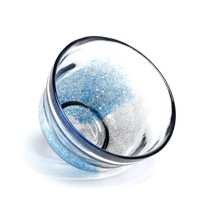 Japanese Blue Glass Cup 350ml – Matsugaoka Handmade Glass | Made in Japan