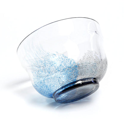Japanese Blue Glass Cup 350ml – Matsugaoka Handmade Glass | Made in Japan