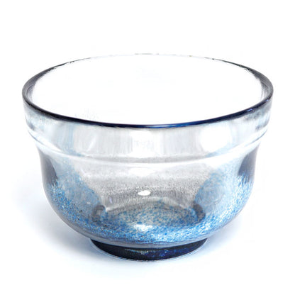 Japanese Blue Glass Cup 350ml – Matsugaoka Handmade Glass | Made in Japan