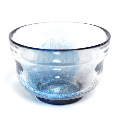 Japanese Blue Glass Cup 350ml – Matsugaoka Handmade Glass | Made in Japan