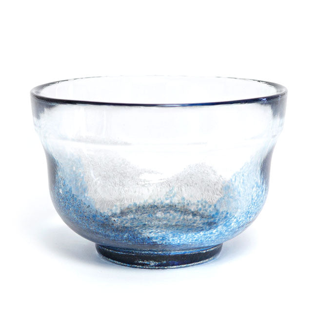 Japanese Blue Glass Cup 350ml – Matsugaoka Handmade Glass | Made in Japan
