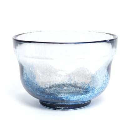 Japanese Blue Glass Cup 350ml – Matsugaoka Handmade Glass | Made in Japan