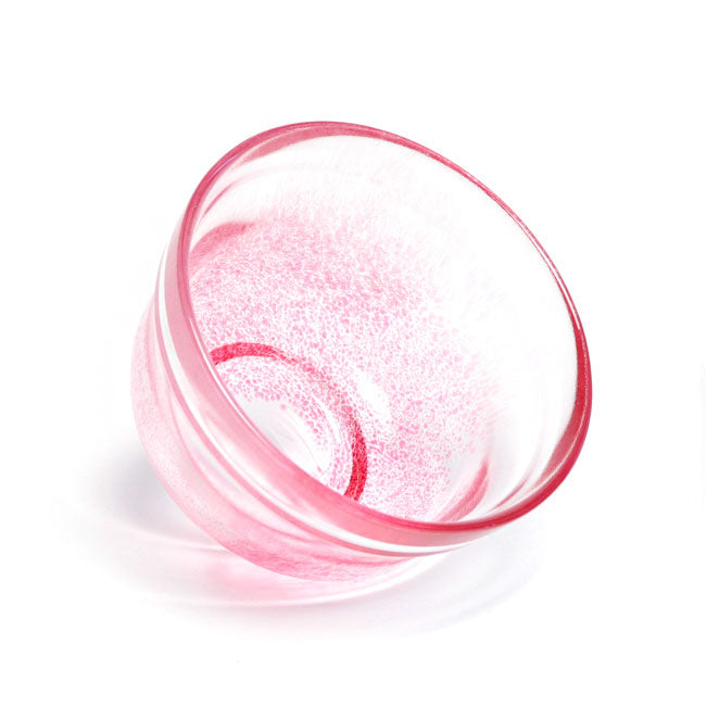 Japanese Pink Glass Cup 350ml – Matsugaoka Handmade Glass | Made in Japan