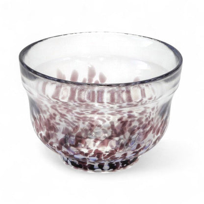 Glass matcha bowl MATSUGAOKA CRAFT "PURPLE"