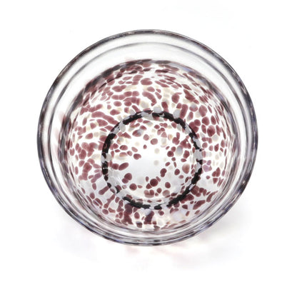 Glass matcha bowl MATSUGAOKA CRAFT "PURPLE"