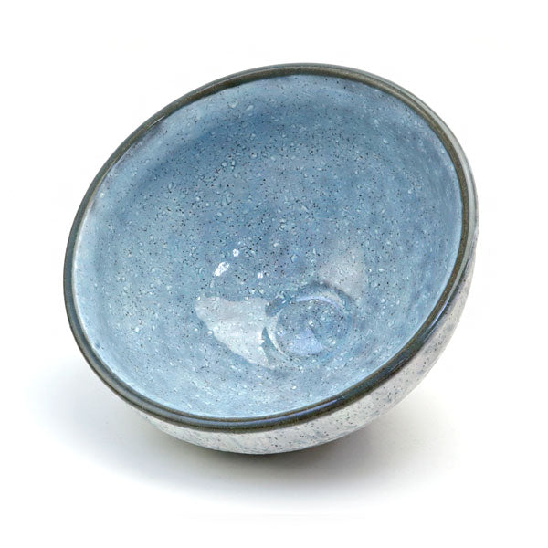 Matcha tea bowl  Mino ware "Snow Field"