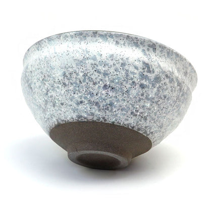 Matcha tea bowl  Mino ware "Snow Field"