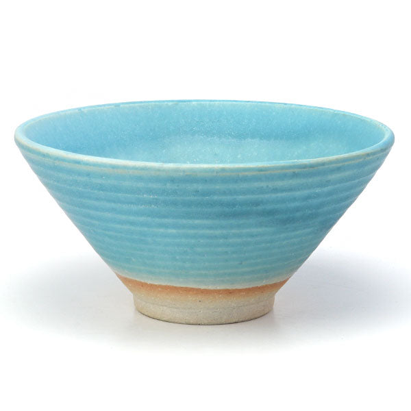 Flat Matcha tea bowl Mino ware 