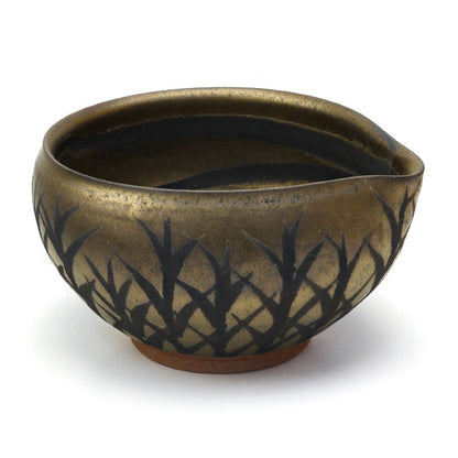 Katakuti matcha bowl MASAMURA Mino ware "Bronze Grove "
