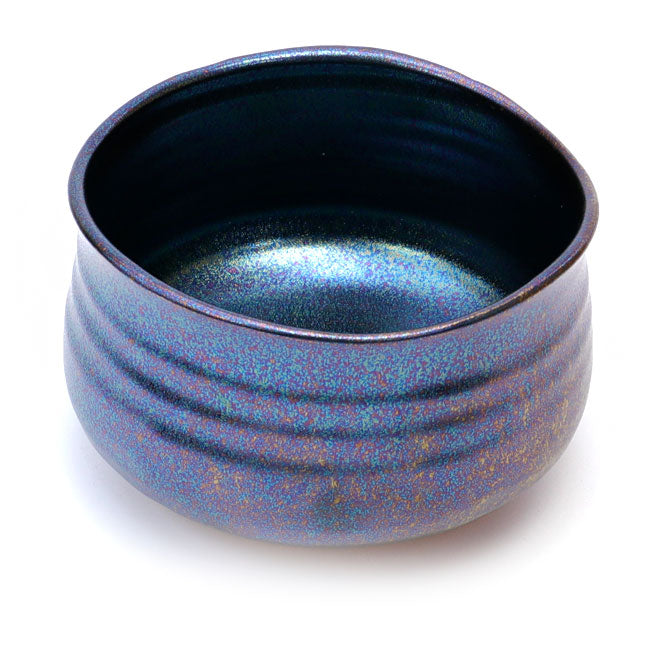 Elegant Black Shine Matcha Bowl – Handcrafted Mino Ware from Japan