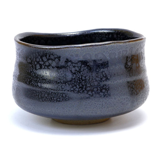 Oil-Spot Glazed Matcha Bowl – Handcrafted Mino Ware from Japan