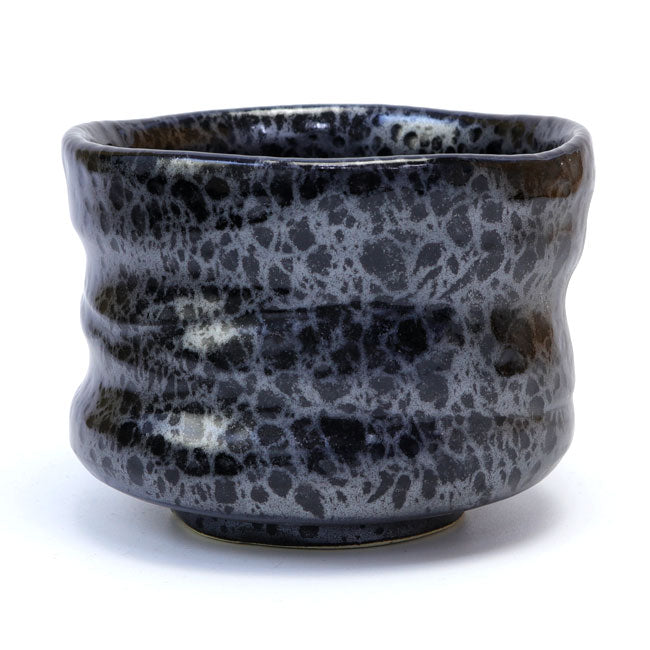 Petite Oil Spot Matcha Bowl – Handcrafted Mino Ware from Japan