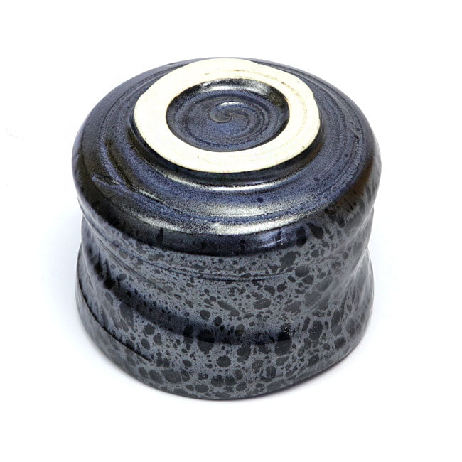 Petite Oil Spot Matcha Bowl – Handcrafted Mino Ware from Japan