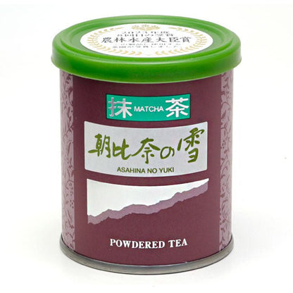 MEIYO Matcha green tea powder SHIZUOKA Ceremonial Grade ASAHINA - NO - YUKI 20g can - MatchaJP