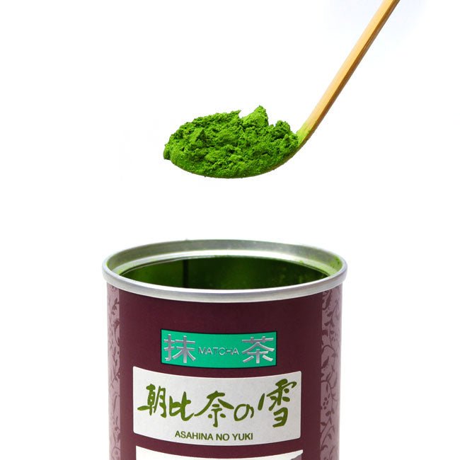 MEIYO Matcha green tea powder SHIZUOKA Ceremonial Grade ASAHINA - NO - YUKI 20g can - MatchaJP