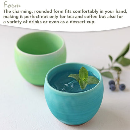 Mino Ware Matte “Coron” Free Cup — Made in Japan — 320 ml / 10.8 oz - MatchaJP